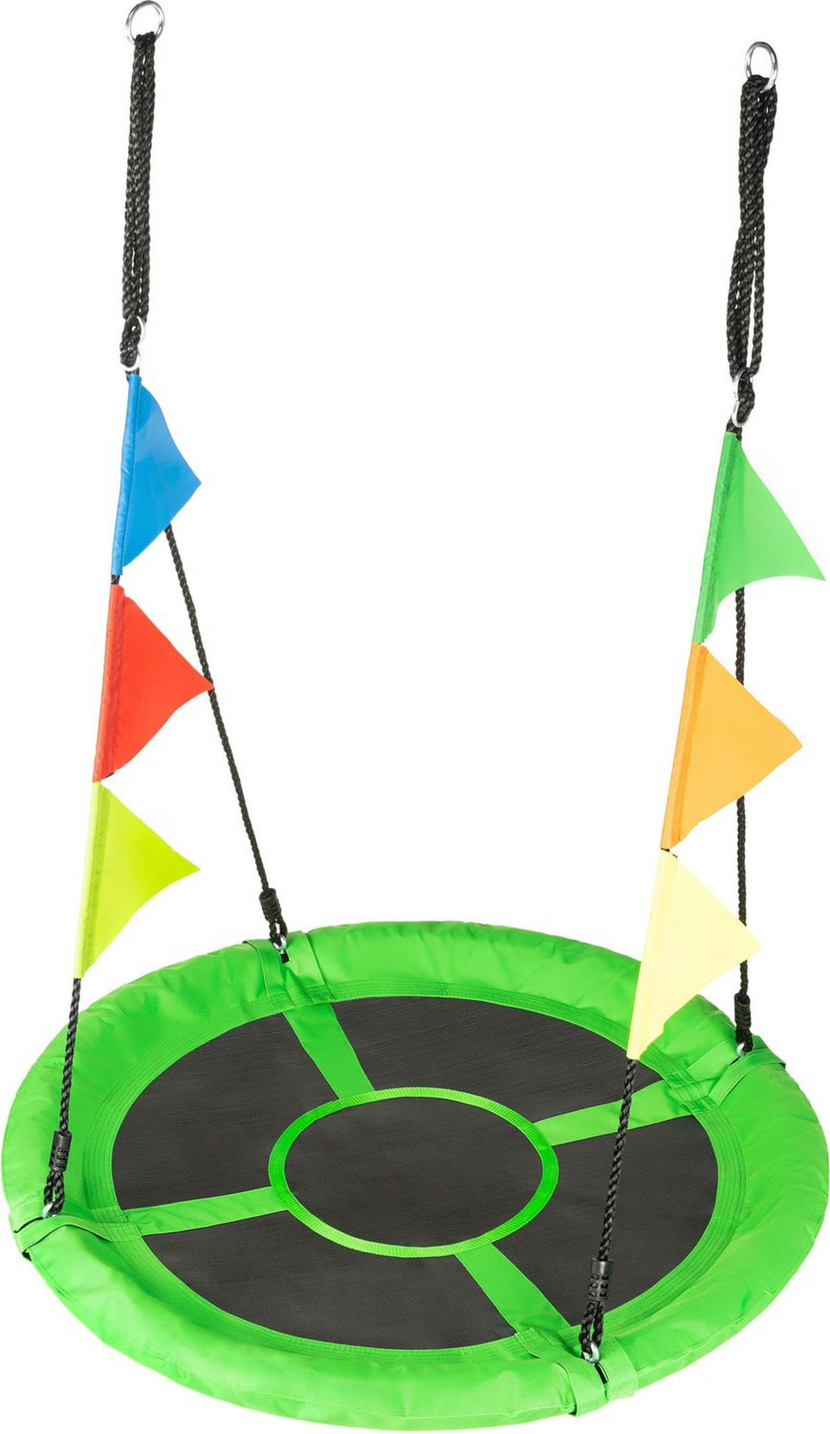 NESTSCHAUKEL bis 150 kg, 100 cm Durchmesser - Grün, Textil (100/160/100cm) - Luverno