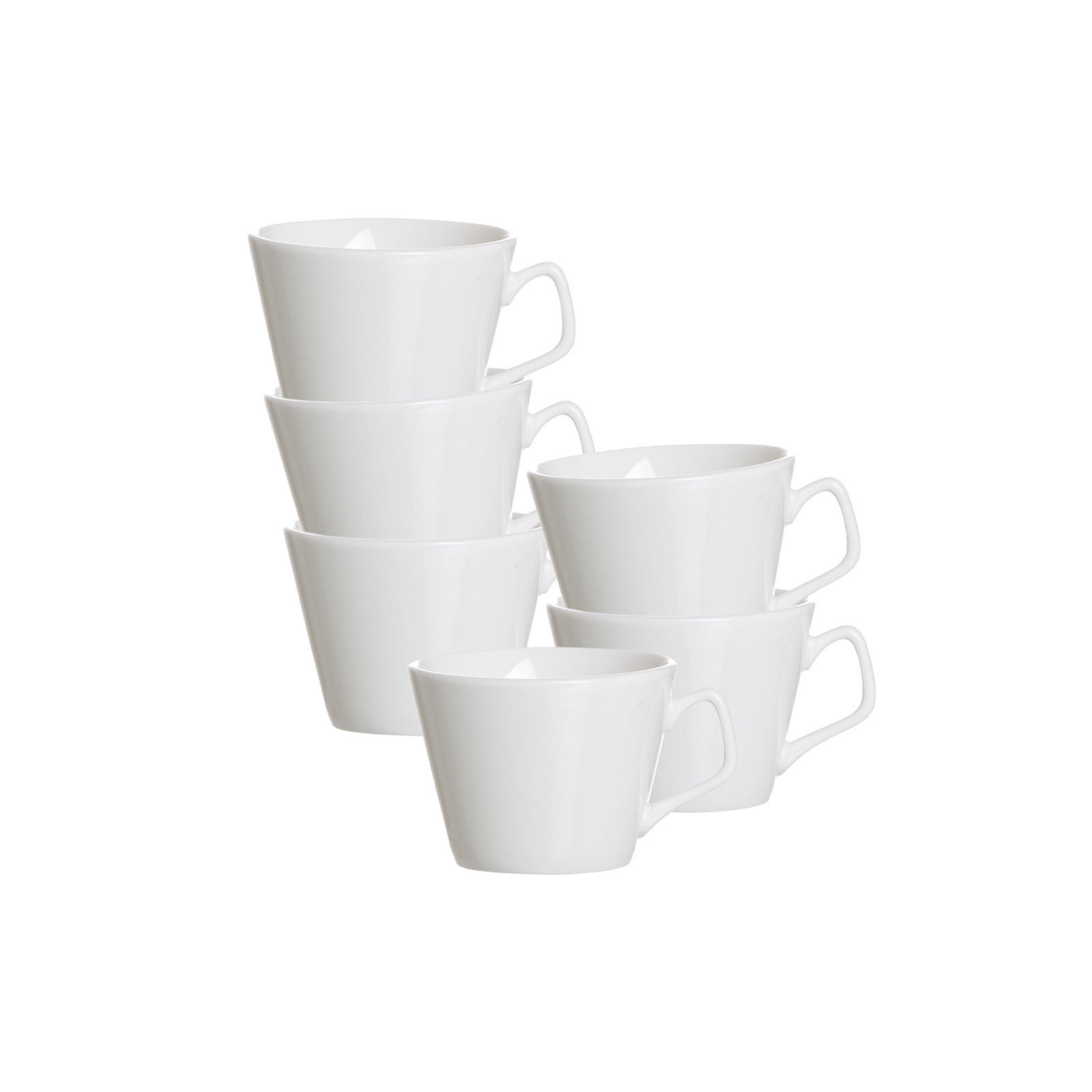 ESPRESSOTASSEN Arena weiß 80 ml 6er Set - Weiß, Keramik (0.08L) - Ritzenhoff Breker