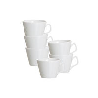 ESPRESSOTASSEN Arena weiß 80 ml 6er Set - Weiß, Keramik (0.08L) - Ritzenhoff Breker