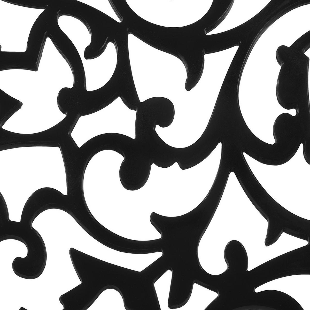 STUHL 4er-Set Kunststoff Schwarz Mumford - Schwarz, Kunststoff/Metall (62/80/43cm) - Beliani