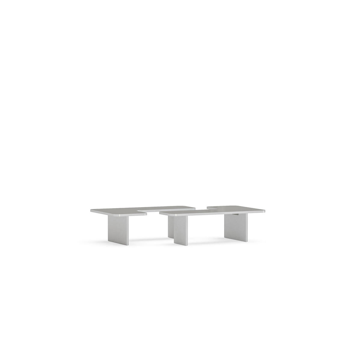 COUCHTISCH Toro Weiß - Weiß, Holzwerkstoff (89/58/28cm) - Decorotika