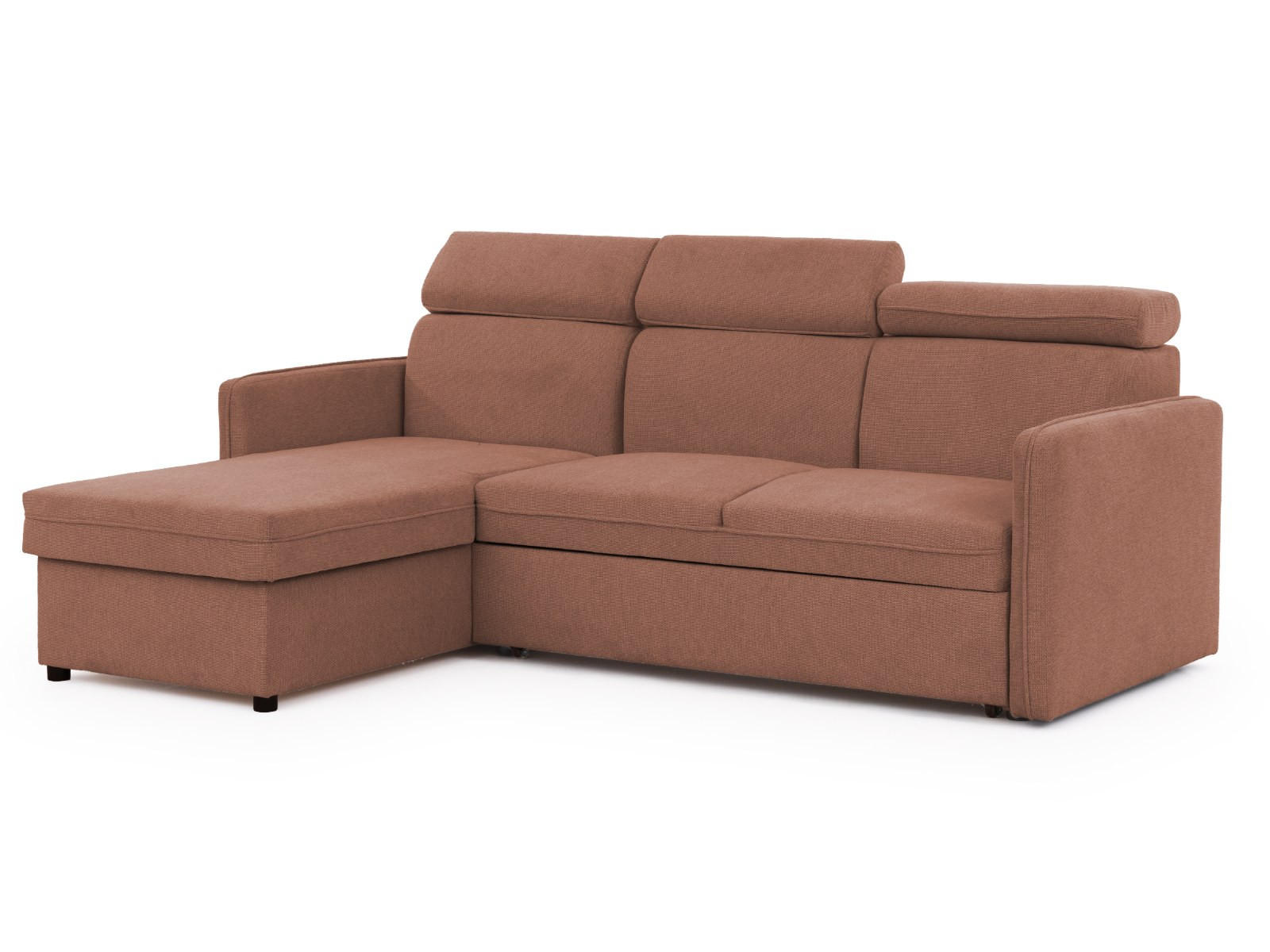 S-Style Ecksofa Terracotta 217x160 cm