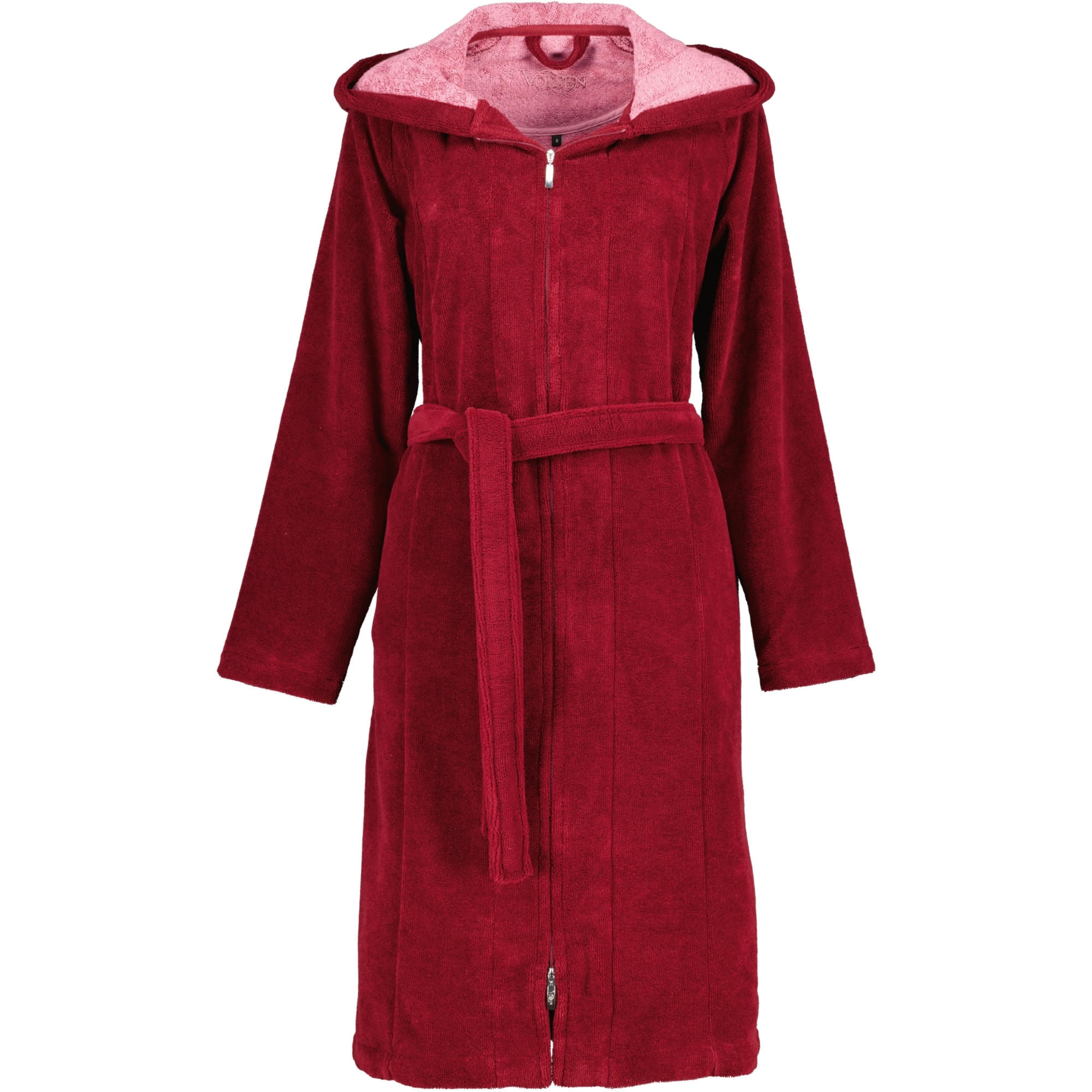 Vossen Bademantel Rot
