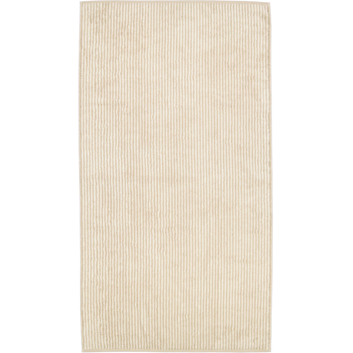DUSCHTUCH TWO-TONE STRIPES 480 SAND - 33 - Beige, Textil (80/150cm) - Cawoe