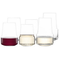 WEIN- & SEKT-TUMBLER Level transparent 6er Set - Transparent, Glas - Zwiesel Glas