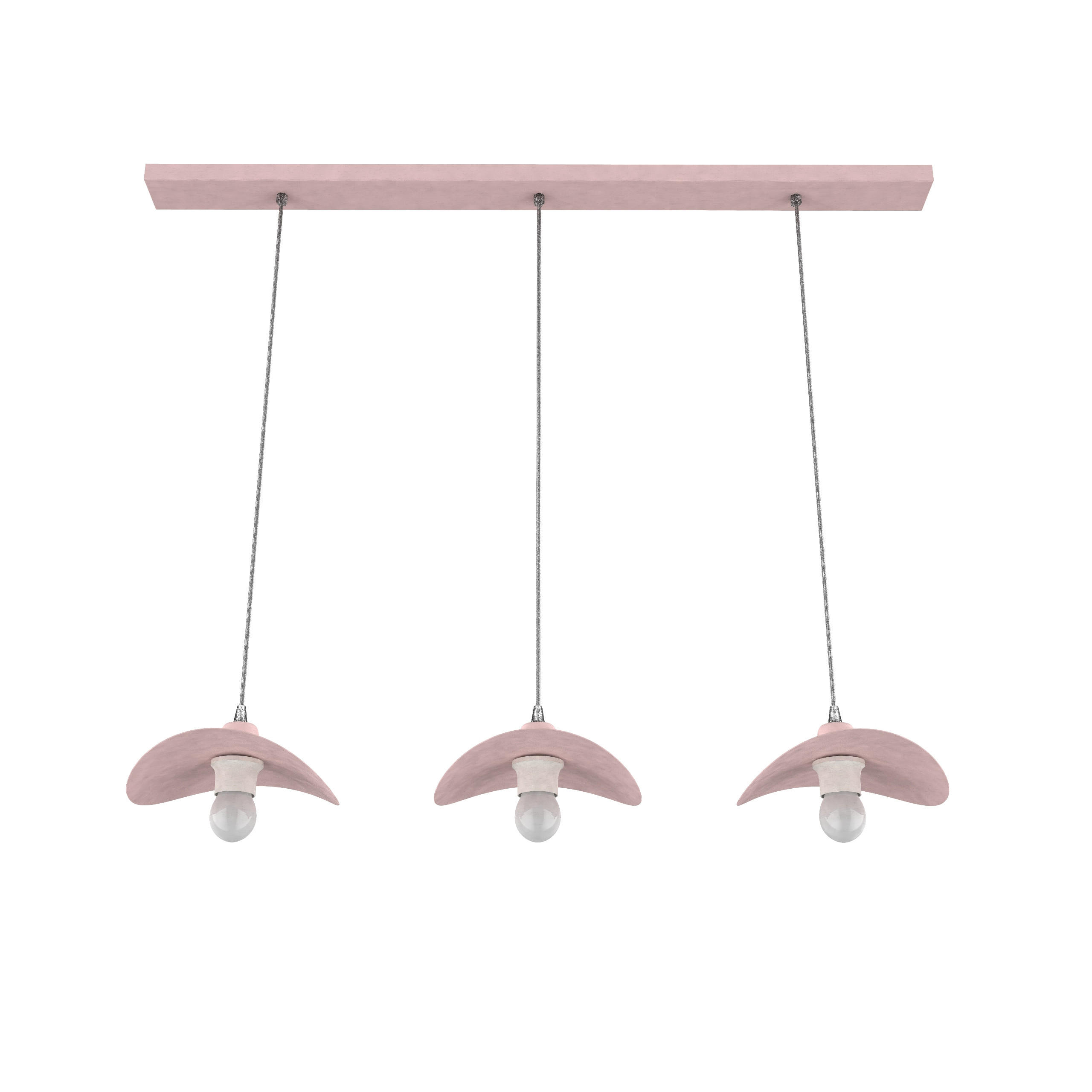 Lumicom Hängeleuchte Pink 30x120x25 cm