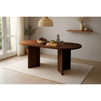 ESSTISCH LAURIE - Braun/Akaziefarben, Holz (90/204/77cm) - SAM