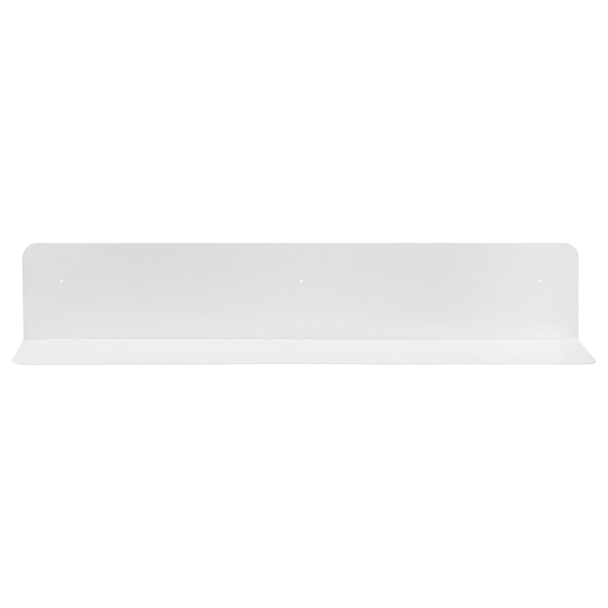 WANDBOARD - Eisen - Weiß, Metall (100/18/18cm) - home24