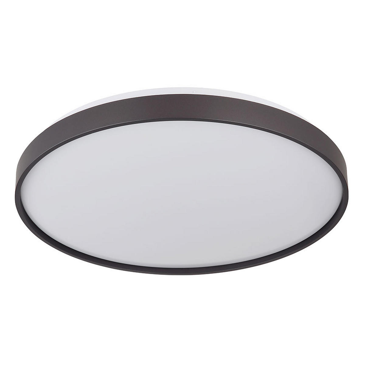 LED DECKENLEUCHTE ECLYPSE Anthrazit Opal - Anthrazit, Metall (48/48/5.5cm) - Globo Lighting