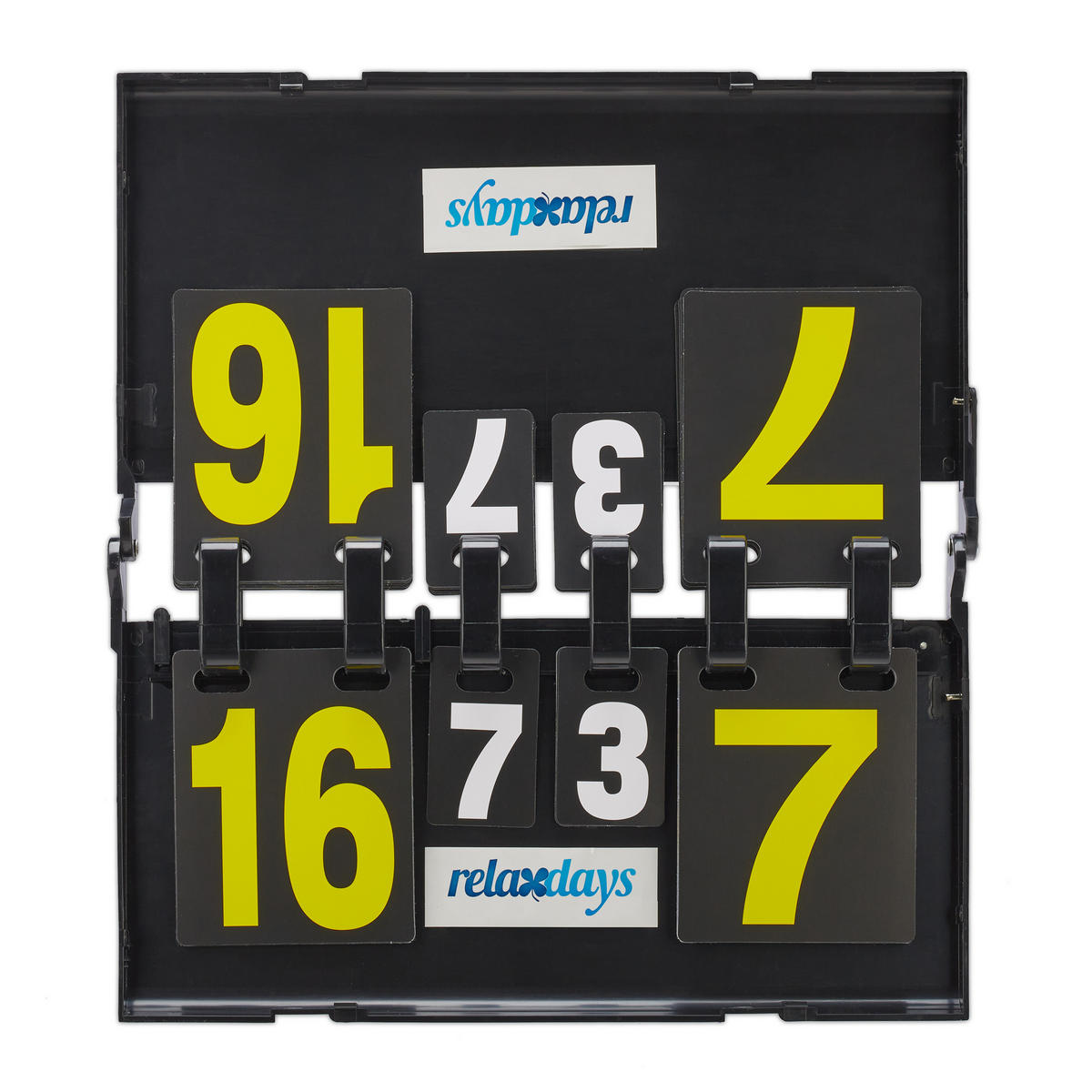 ZÄHLGERÄT - Multicolor, Wellpappe/Kunststoff (38/20cm) - Relaxdays