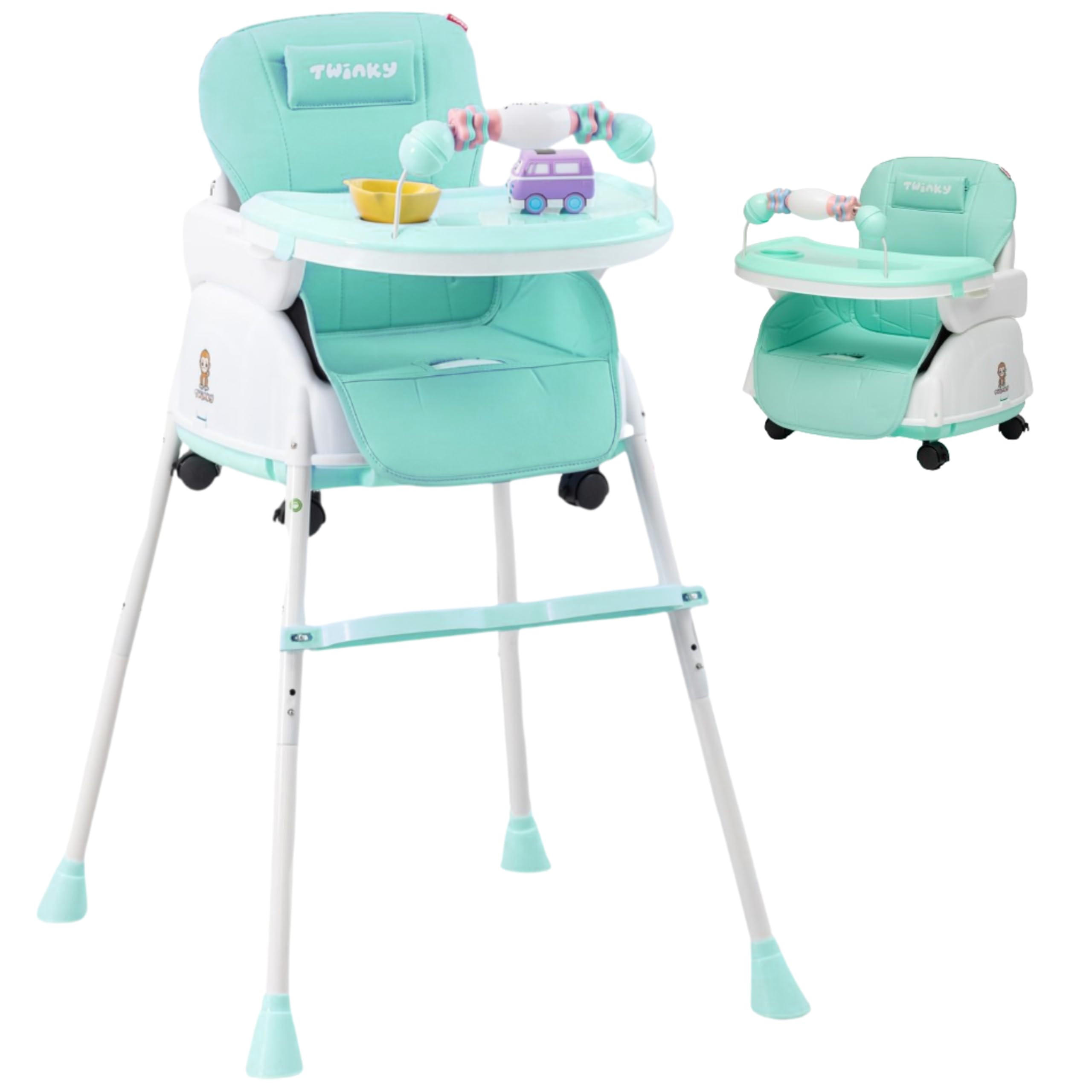 HOCHSTUHL 2-in-1-Kinderwagen Set Mint Grün - Mintgrün, Kunststoff (54/95/52cm) - Twinky