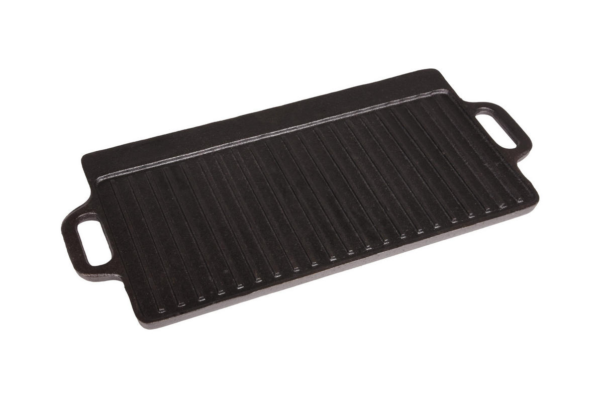 KOCHSET Siena Gusseisen Schwarz 24x33,5x55cm - Schwarz, Metall - DELUKE
