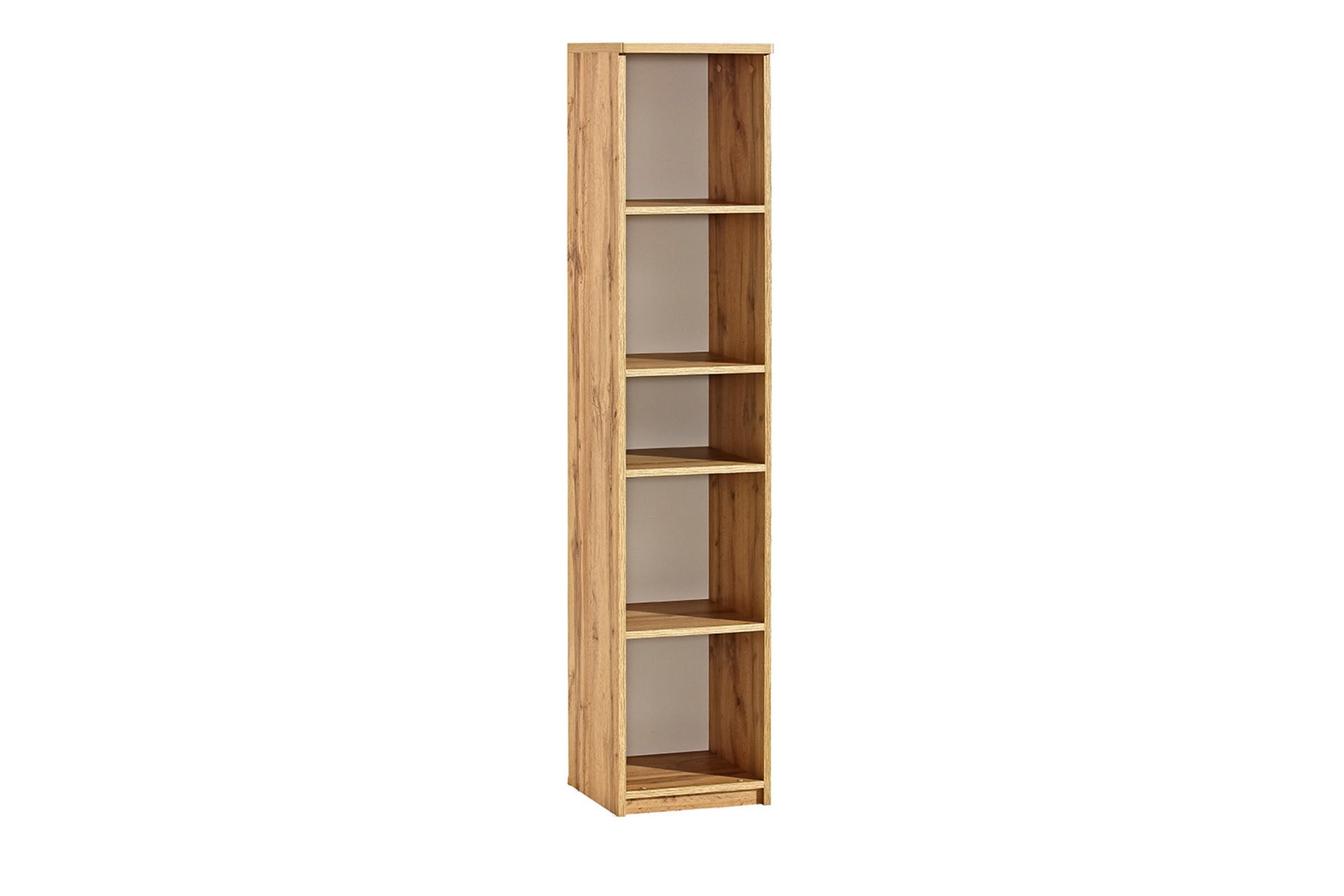 KINDERREGAL ARCO 11 35 cm in Weiß Arctic Matt / Wotan Eiche - Eiche Wotan/Weiß, Holzwerkstoff (35/171/36cm) - Deine Möbel 24