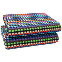 DUSCHTÜCHER, 2er-Set, 70x140 cm, 100% Baumwolle, bunt - Multicolor, Textil (70/140cm) - Zollner