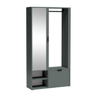 GARDEROBE Milo Uni 100 x 189,4 x 33 cm Salbeigrün - Salbeigrün, Holzwerkstoff/Metall (100/189.4/33cm) - Koseto