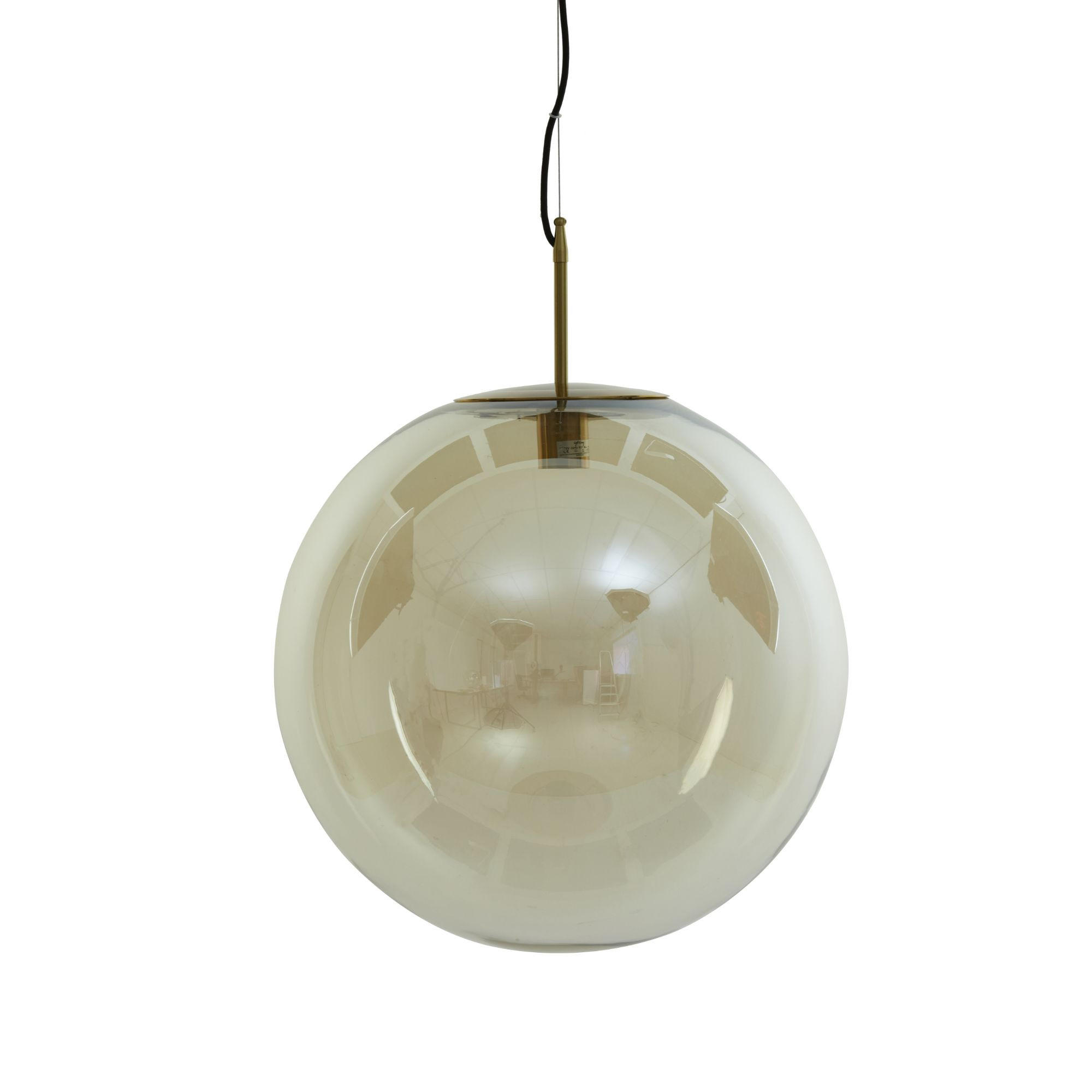 HÄNGELAMPE Medina Gold Ø48/48 cm - Goldfarben, Glas (48/48/48cm) - Light & Living