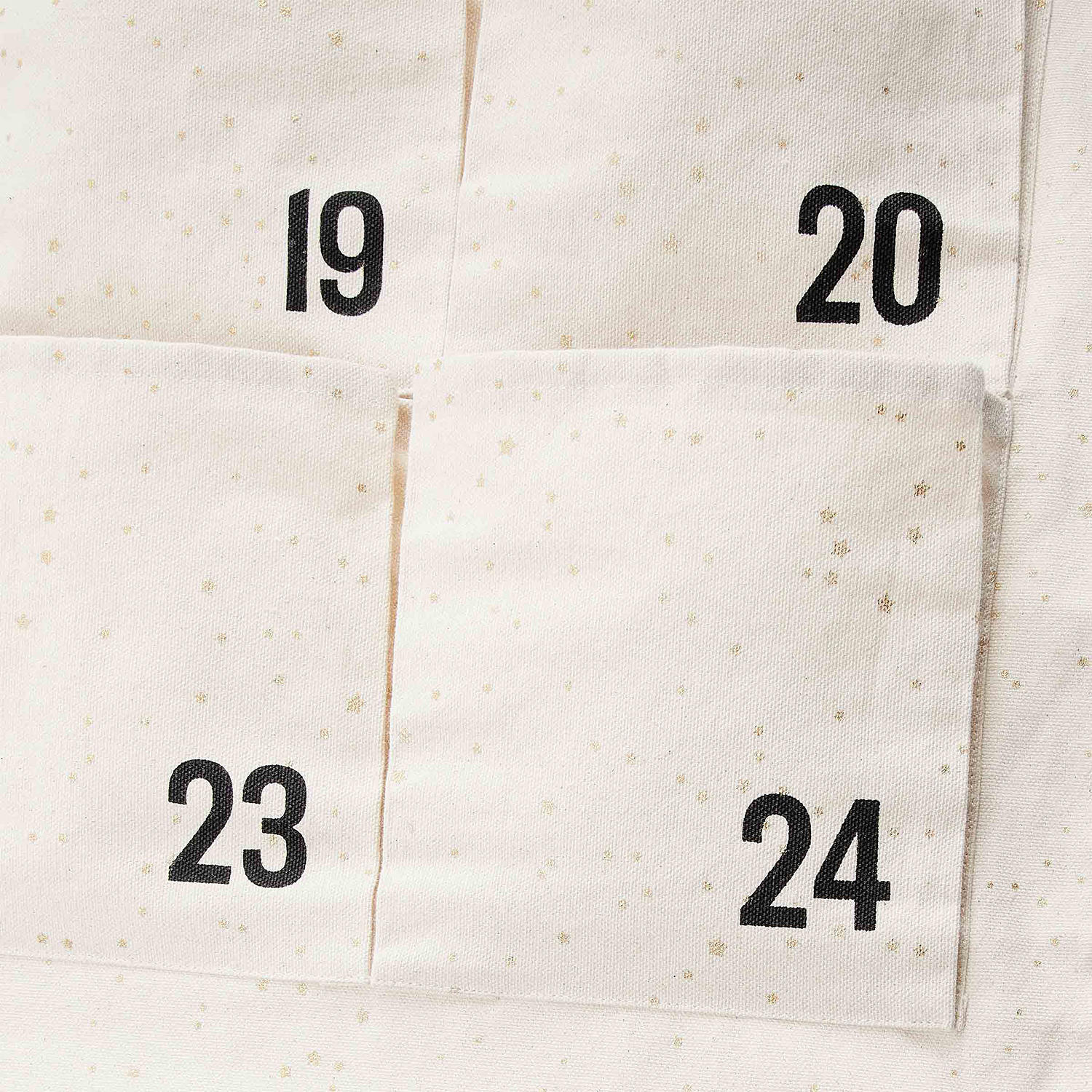 ADVENTSKALENDER Santa Is Coming - Beige/Goldfarben, Textil (71/71/123cm) - Butlers