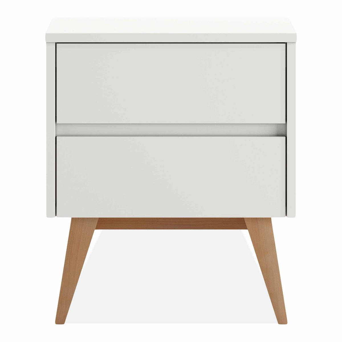 NACHTTISCH Dambi - Weiß, Holz (51/59/43cm) - KONSIMO®