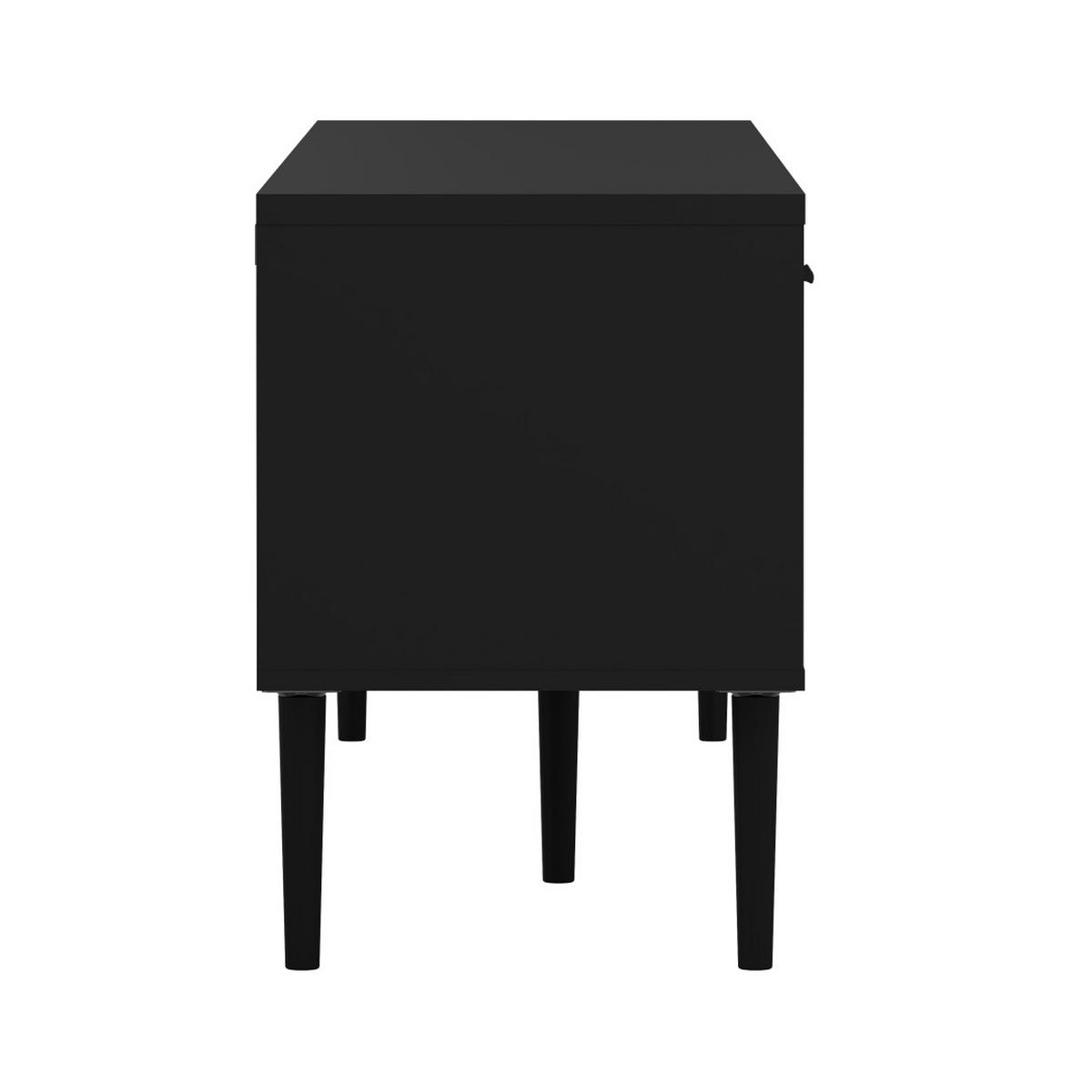 TV-MÖBEL, Media, Schwarz, Holzwerkstoff, 178 x 40 x 57 cm - Schwarz, Holzwerkstoff (178/57/40cm) - ebuy24