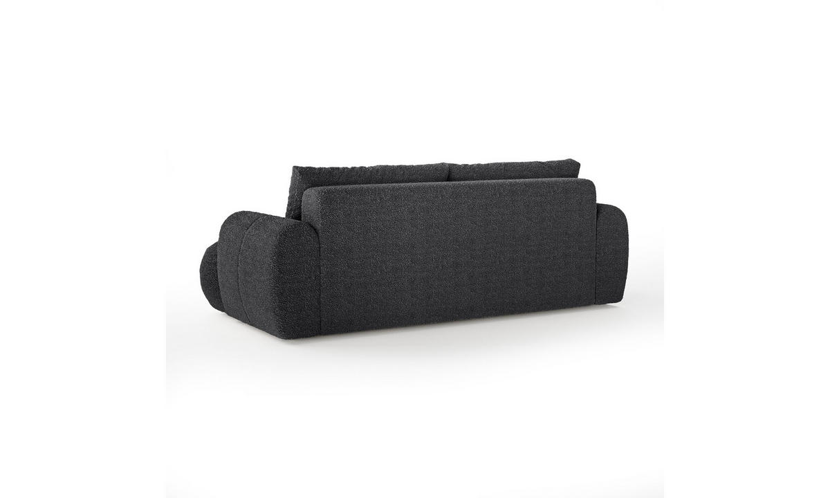 SCHLAFSOFA CORAL 250/100/85 cm mit Bettkasten Stoff Coral 80 - Anthrazit, Textil (250/85/100cm) - Lookway