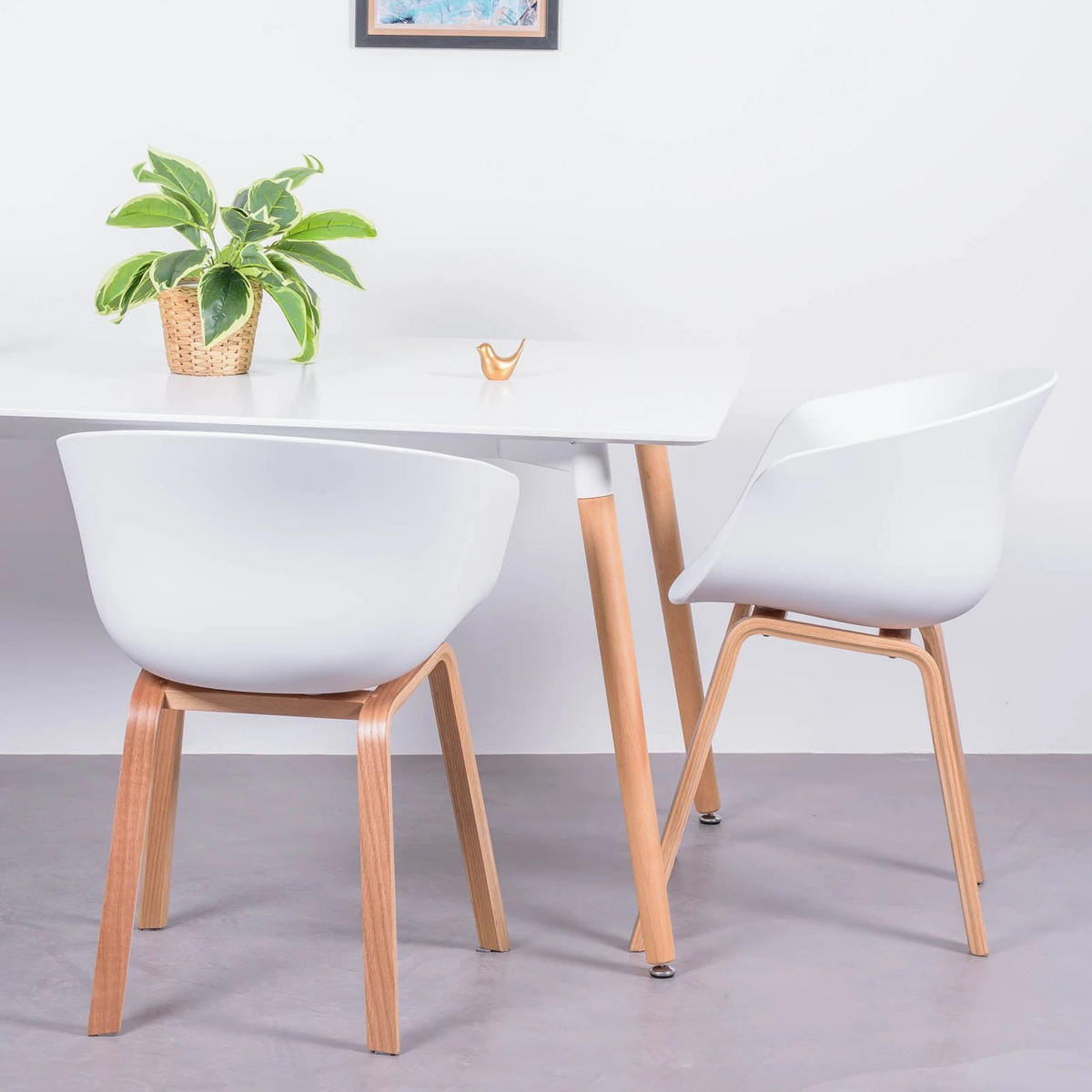 STUHL Kunststoff Weiß - Weiß, Kunststoff (57/78/50cm) - Nest Dream