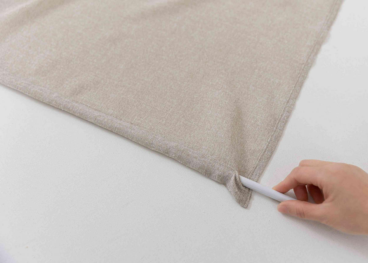 SCHIEBEVORHANG »Leipzig« HxB 245x60 cm Taupe - Taupe, Textil (60/245/245cm) - Gardinenbox