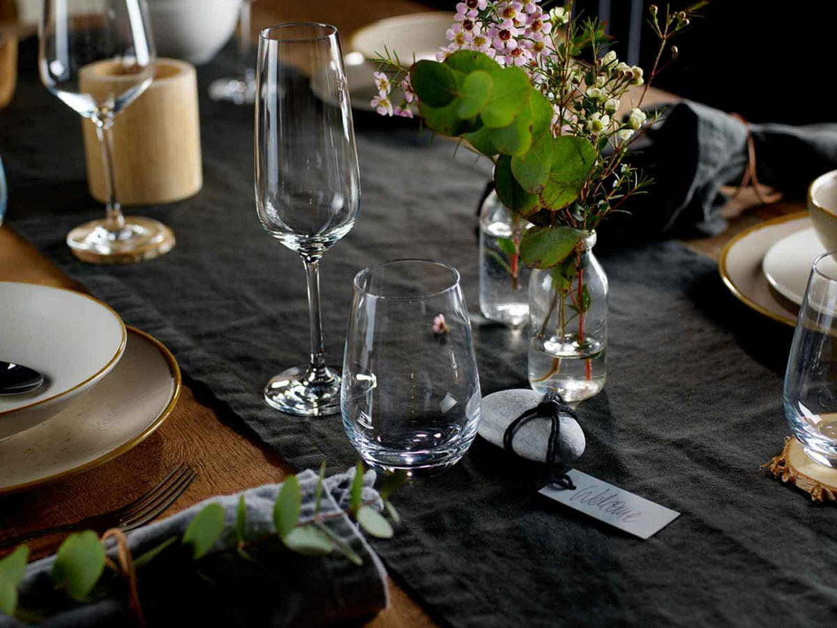 SEKTGLÄSER Voice Basic transparent 283 ml 4er Set - Transparent, Glas (0.283L) - Villeroy & Boch