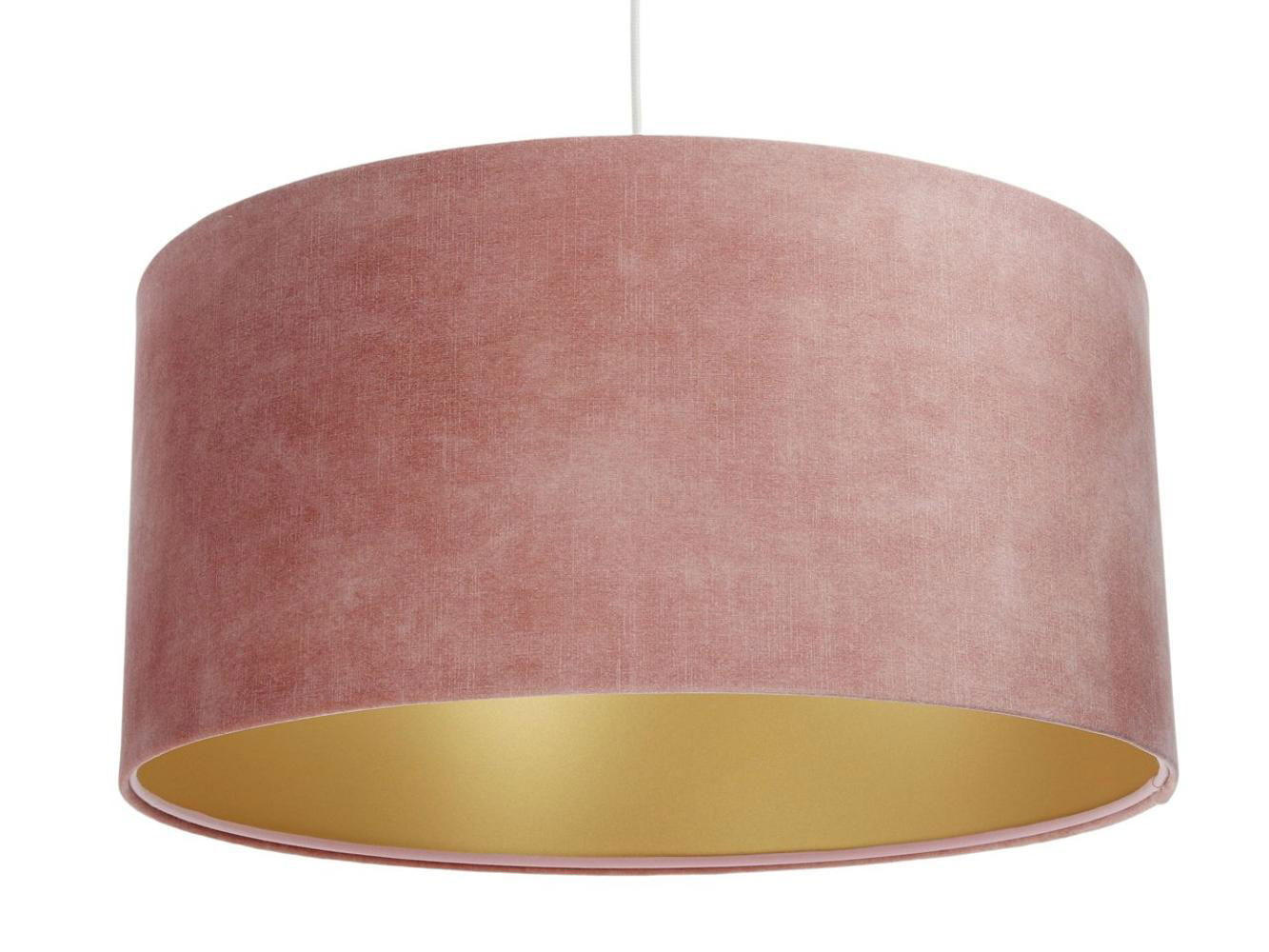 HÄNGELEUCHTE Gold 50/25 cm - Pink/Goldfarben, Kunststoff (50/0.6/25cm) - ONZENO