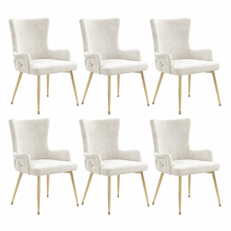 Meubliv Esszimmerstuhl Beige 47x85x49.2 cm