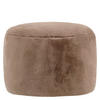 SITZPOUF Milano Kaninchenkunstfell - Mokka, Textil (55/35/55cm) - icon