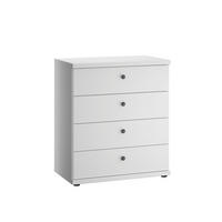 KOMMODE Greenholm in Weiß 75 x 86 x 42 cm (BxHxT) - Stil trifft auf Funktion, Schubkastenkommode - Weiß, Holzwerkstoff (75/86/42cm)