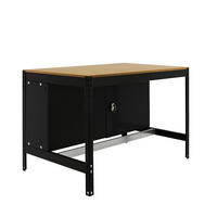 WERKBANK BUFFALO mit Schrank | HxBxT 84x90x61cm | Traglast 400kg | Anthrazit - Anthrazit, Metall (90/84/61cm) - PROREGAL