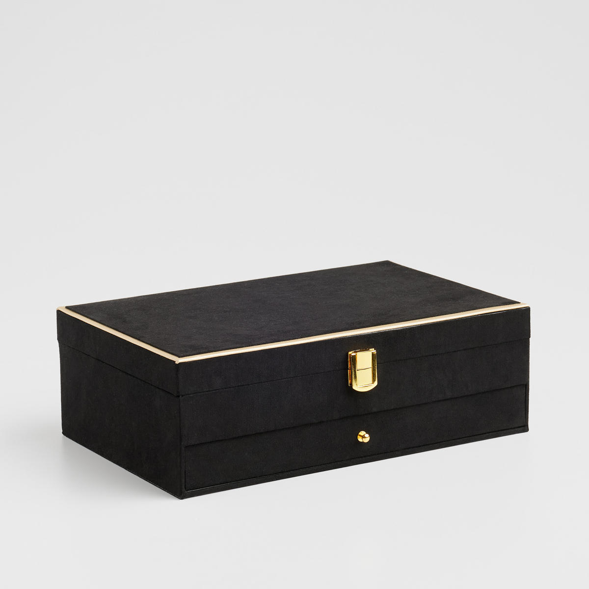 SCHMUCKKÄSTCHEN Pranchetoni - Schwarz, Holzwerkstoff (32/10.5/20cm) - home&you