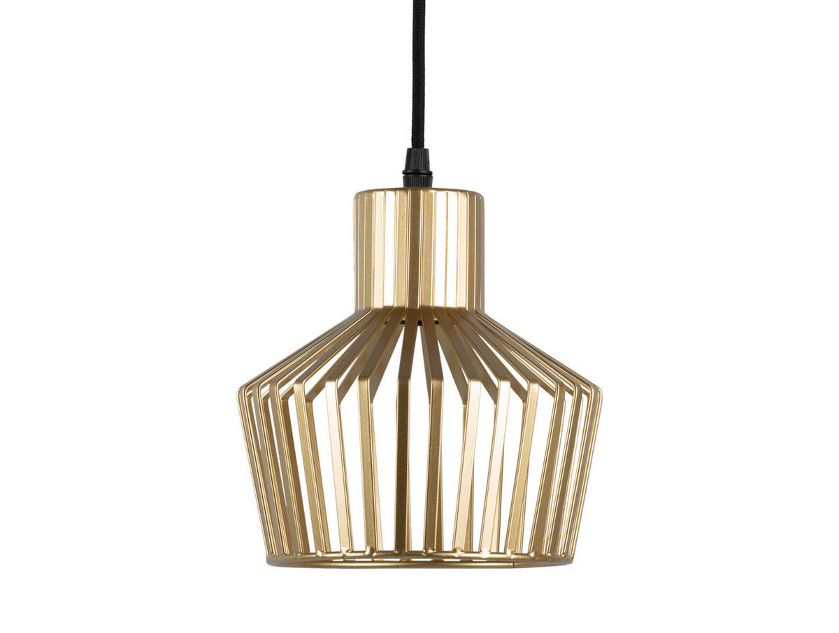 HANGELAMPE Lignes Cap 24/24/14 cm - Goldfarben, Metall (24/24/14cm) - Leitmotiv