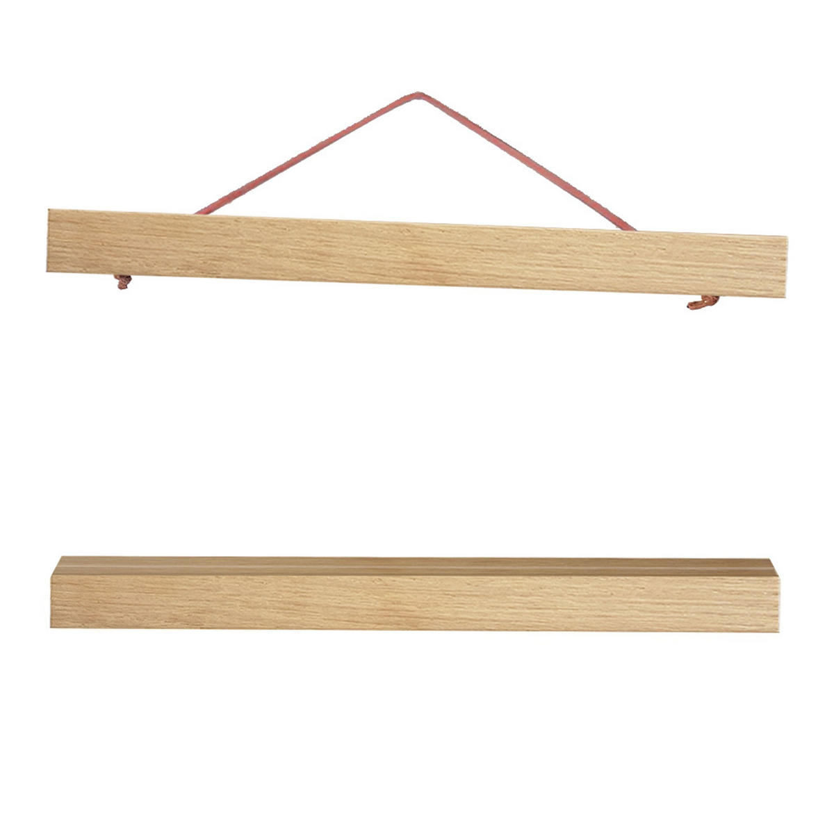 POSTERLEISTE magnetisch 70 cm Eiche - Beige, Holz (71/2/2cm) - artissimo