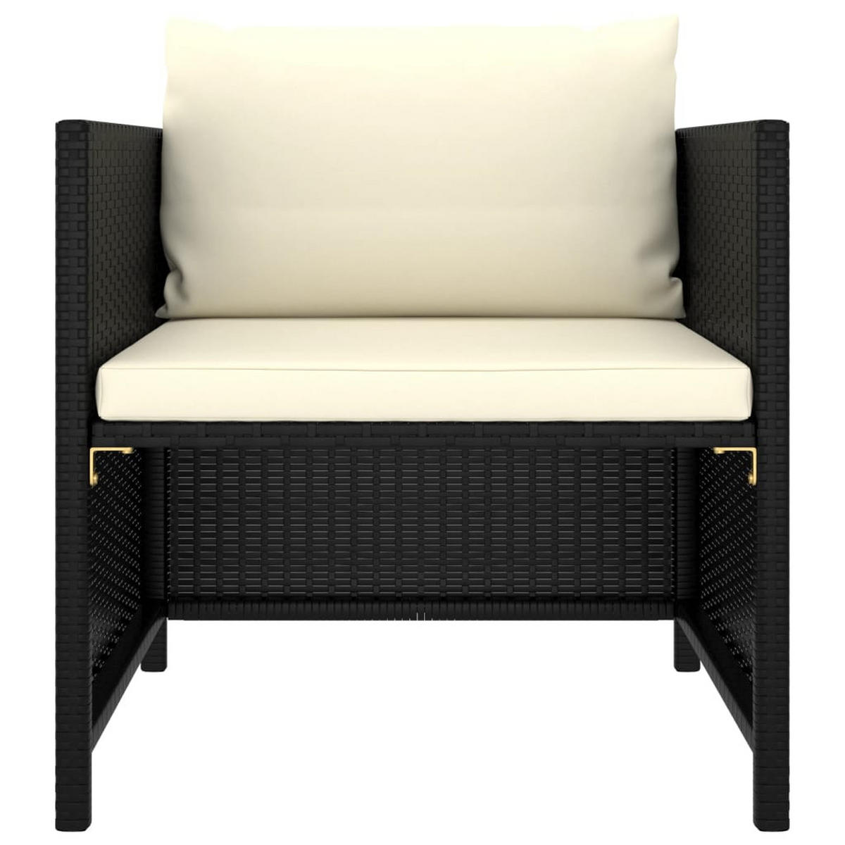 GARTENSET Reiss 8-teilig - Schwarz, Metall - Nettlife