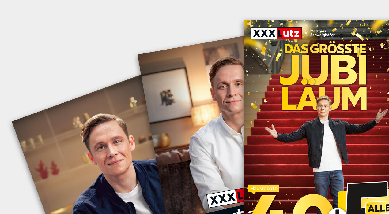 XXXLutz Prospekte "Das größte Jubiläum"