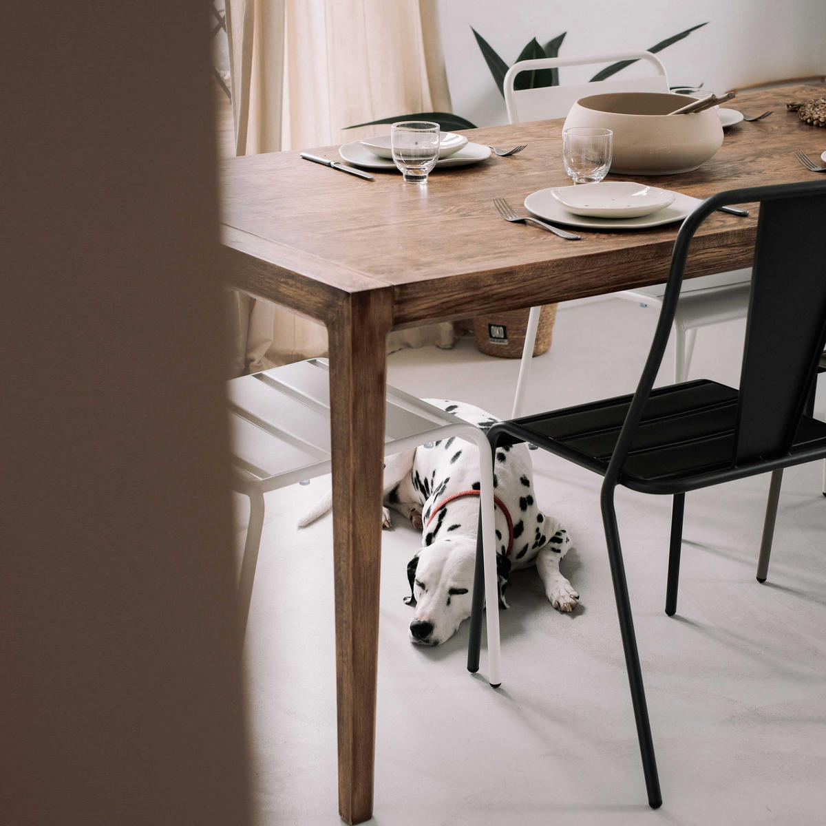 GARTENSTUHL, Grau - Grau, Metall (43/83/49cm) - Oviala