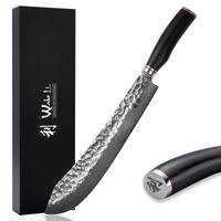 BLOCKMESSER 35 cm - Schwarz, Holz/Metall (50cm) - Wakoli