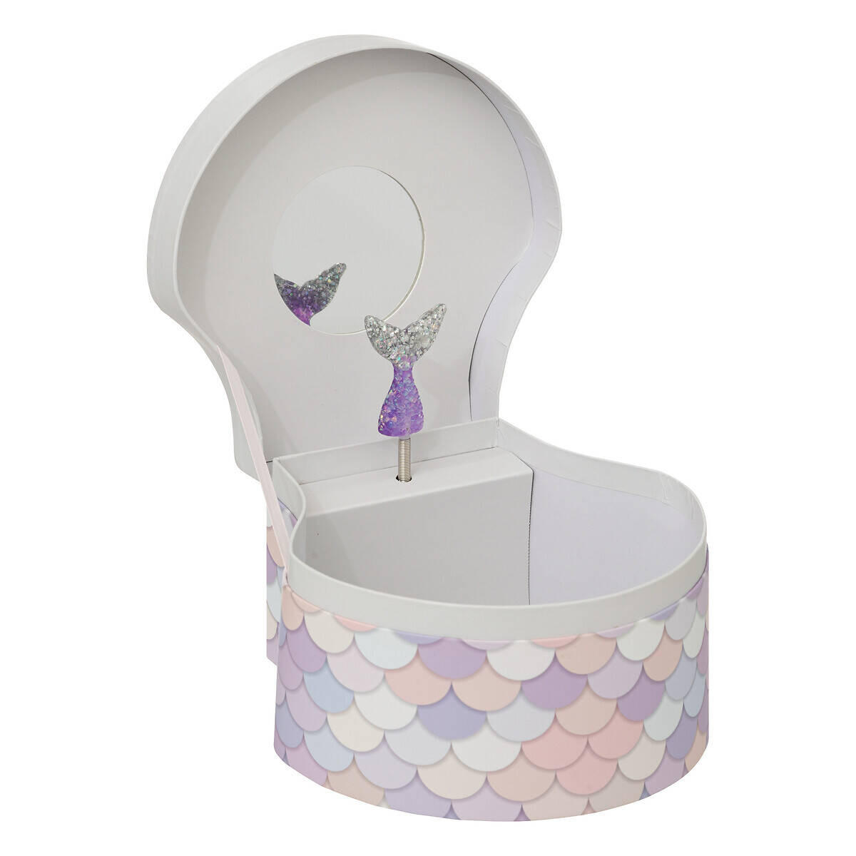 SPIELUHR Sirene Muschelform - Rosa, Karton (9/15/14.8cm) - Atmosphera for kids