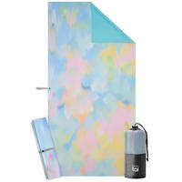 STRANDTUCH Thor 90/180 cm, Aquarellfarben - Multicolor, Textil (90/180cm) - Blumtal