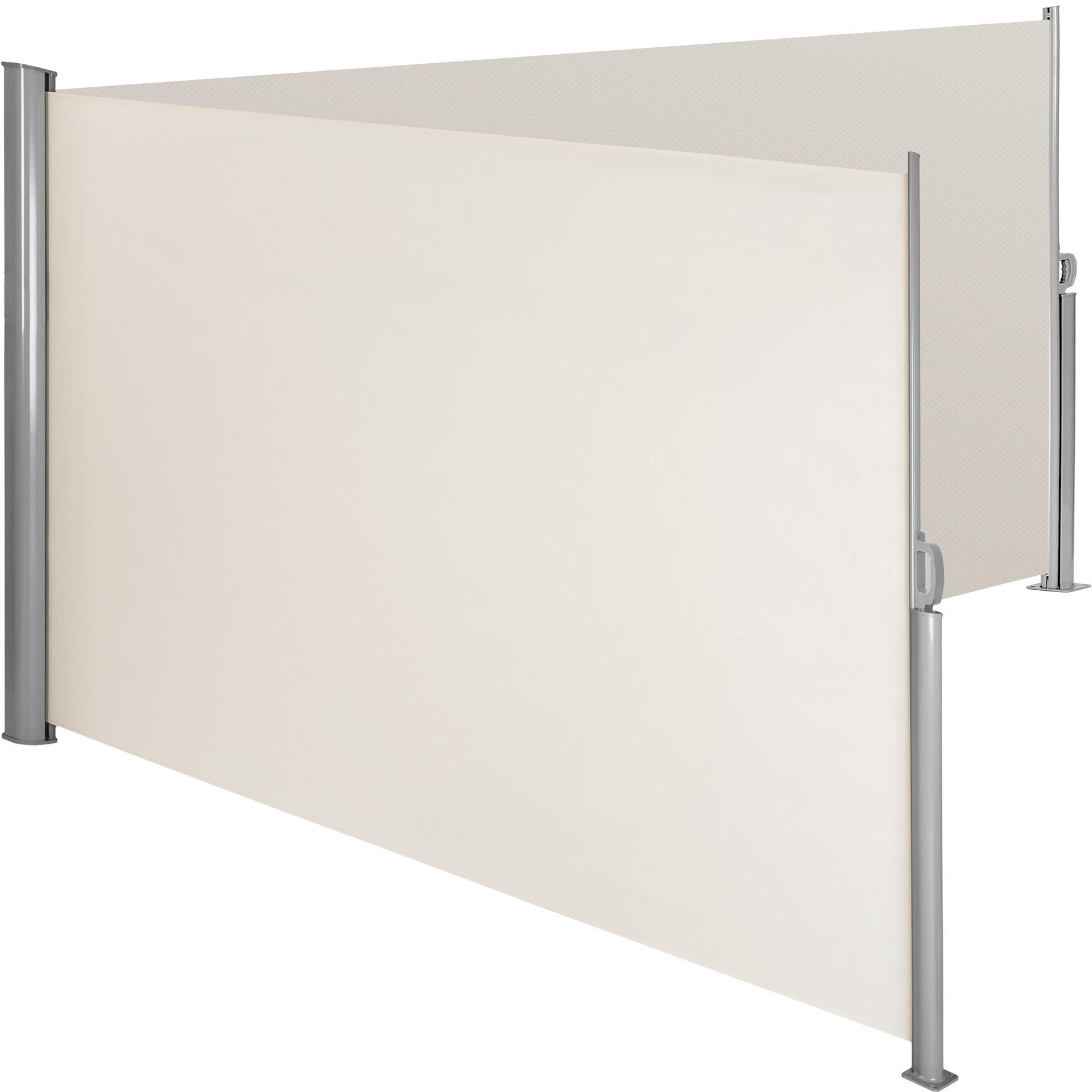 SEITENMARKISE doppelt, 180 x 600 cm,beige - Beige, Textil (180/10cm) - tectake