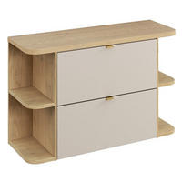 WASCHTISCHUNTERSCHRANK 120 cm 4Teile - Dalia Cashmere D BM355 in Kaschmir/Matt - Kaschmir, Holz (120/50/46cm)