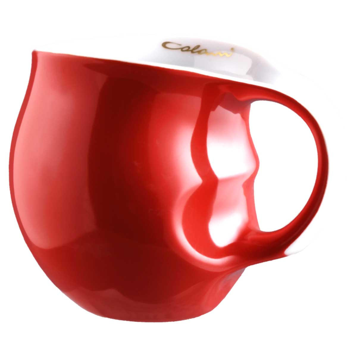 Luigi Colani Porzellan Kaffeebecher Mehrfarbig, Rot