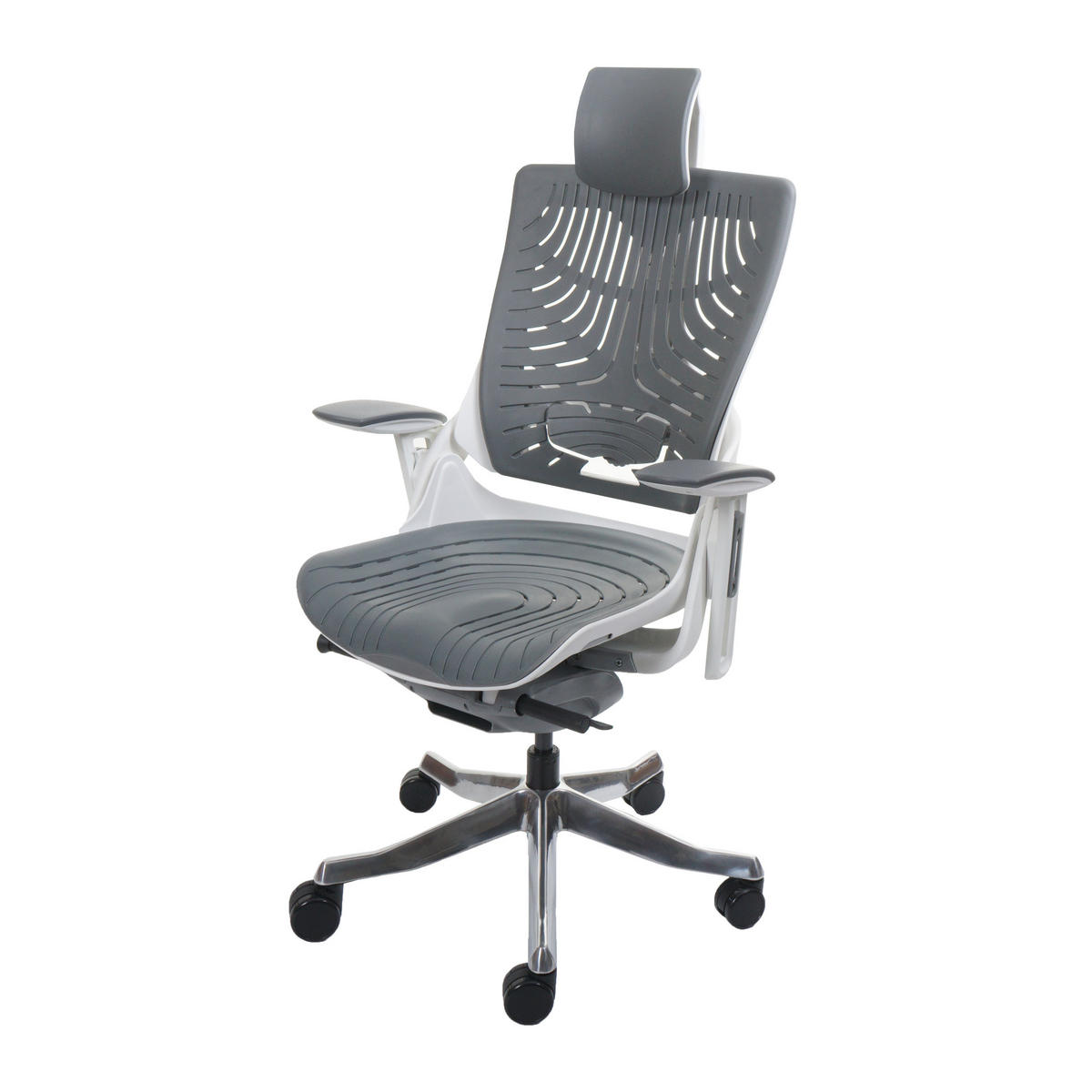 BÜROSTUHL MERRYFAIR 2B Grau - Grau, Kunststoff (77/134/68cm) - MCW
