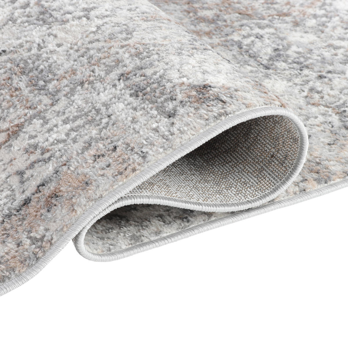 TEPPICHLÄUFER VALLEY hellgrau vintage 120/200 cm - Hellgrau, Textil (120/200cm) - Tapiso