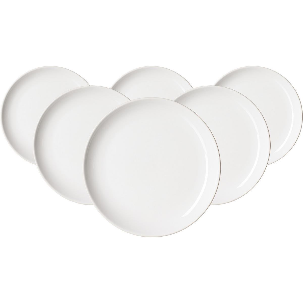 SPEISETELLER Volos weiß ø 27,5 cm 6er Set - Weiß, Keramik (27.5cm) - Ritzenhoff Breker