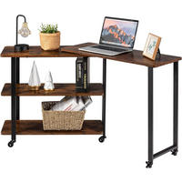 BEISTELLTISCH 67cm Braun - Braun, Holz (80/30/67cm) - COSTWAY