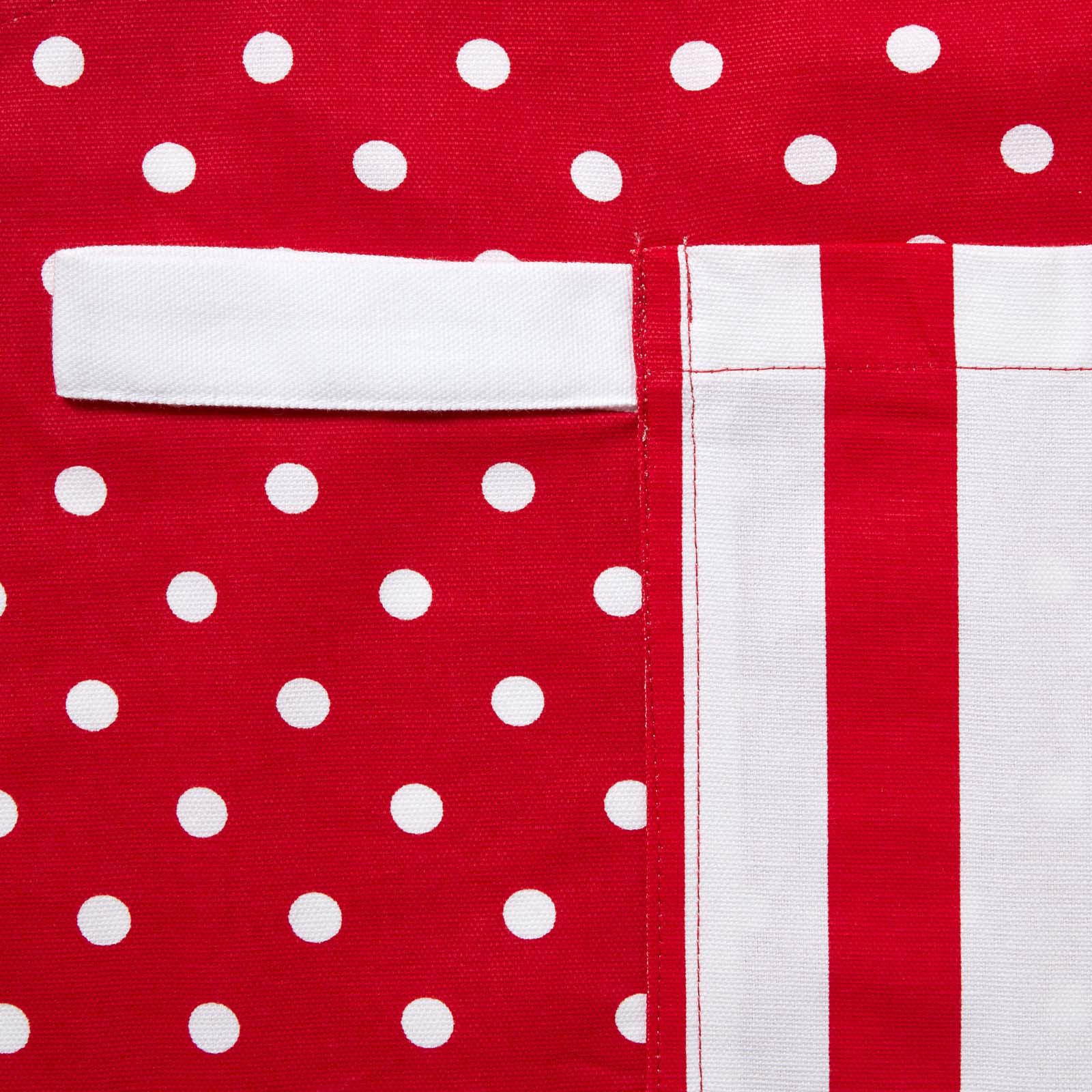 KOCHSCHÜRZE Polka Dots, 100% Baumwolle - Rot, Textil (80/85cm) - Homescapes