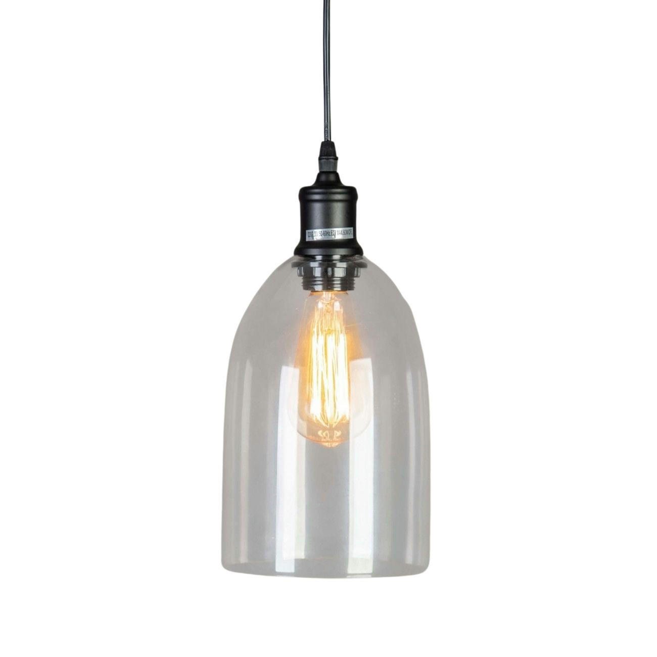 HÄNGELEUCHTE Gloria, Transparant, 30cm - Transparent, Glas (30/16/30cm) - KOSILUM